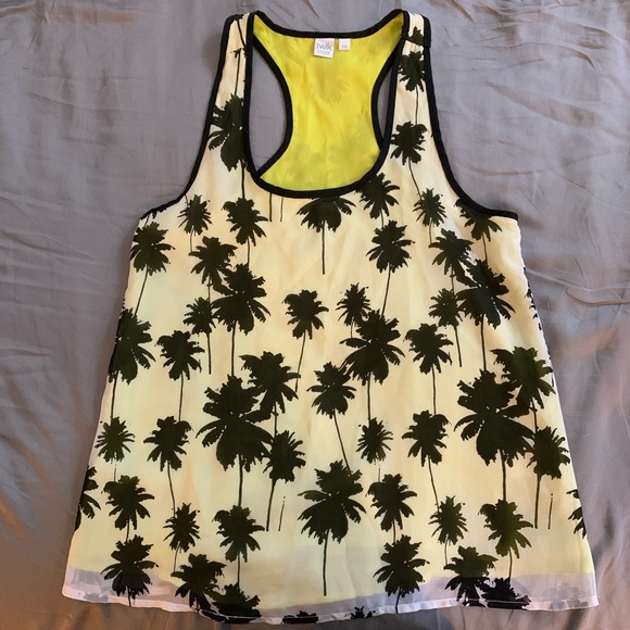 Palm tree tank top - Picture 1 of 5